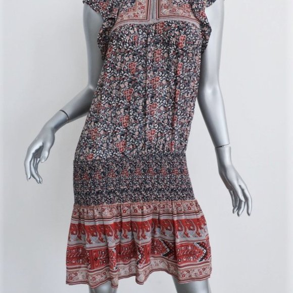 Ulla Johnson Dress Simone Floral Print Silk Size 0 - Picture 2 of 7